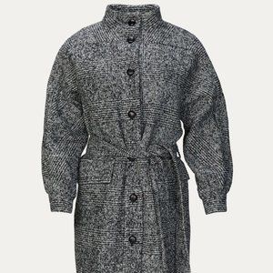 The Kooples wool coat with high neck